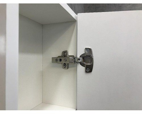 Зеркало со шкафом Comforty Амстердам 75 00004144209 Белый глянец