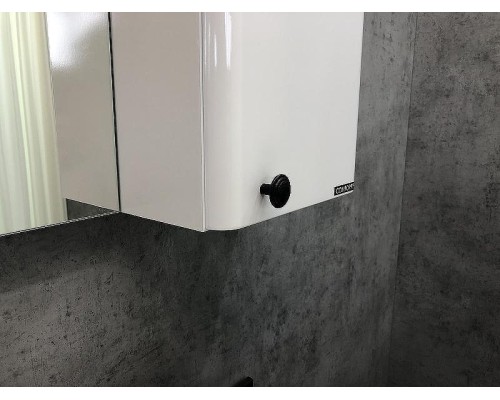 Зеркало со шкафом Comforty Амстердам 75 00004144209 Белый глянец