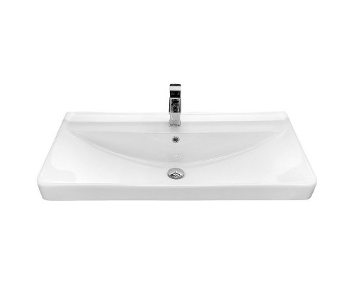 Тумба с раковиной Comforty Ангара 90П 00-00021036 подвесная Дуб латте