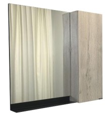 Зеркало со шкафом Comforty Бонн 90 00-00001951 Дуб дымчатый