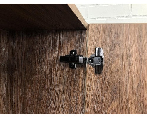 Зеркало со шкафом Comforty Бордо 90 00-00006663 Дуб тёмно-коричневый