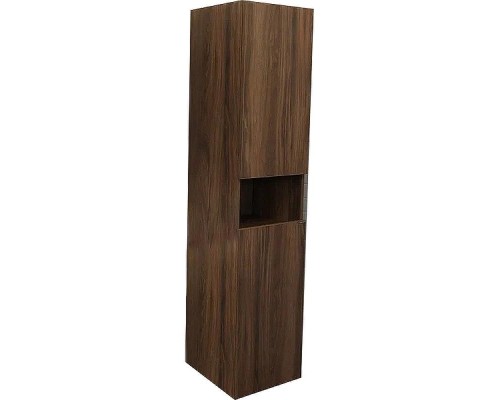 Шкаф пенал Comforty Бордо 40 00-00007266 подвесной Дуб темно-коричневый