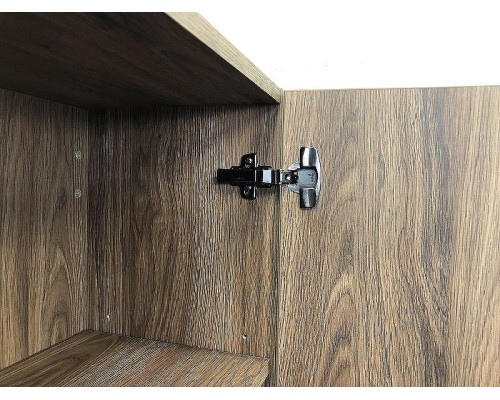 Шкаф пенал Comforty Бордо 40 00-00007266 подвесной Дуб темно-коричневый