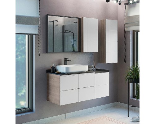 Зеркало Comforty Бредфорд 75 00-00009966 Серый графит