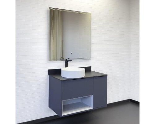 Зеркало Comforty Джанкой 90 00-00014155 с подсветкой с бесконтактным выключателем и подогревом