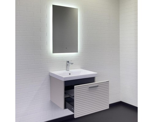 Зеркало Comforty Эдельвейс 55 00-00014239 с подсветкой с бесконтактным выключателем