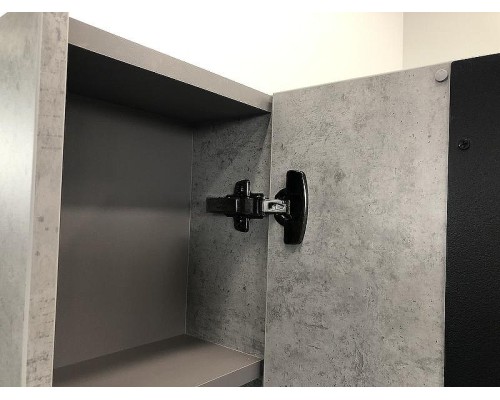 Зеркало со шкафом Comforty Эдинбург 75 00004149063 Бетон светлый