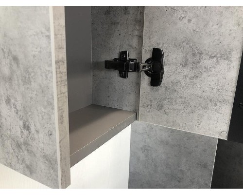 Зеркало со шкафом Comforty Эдинбург 75 00004149063 Бетон светлый