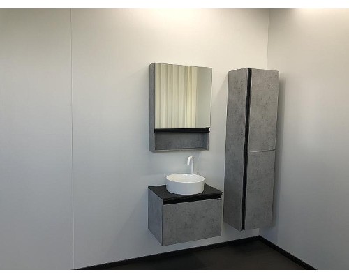 Шкаф пенал Comforty Эдинбург 40 00004147998 подвесной Бетон светлый