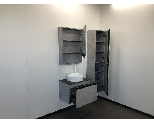 Шкаф пенал Comforty Эдинбург 40 00004147998 подвесной Бетон светлый