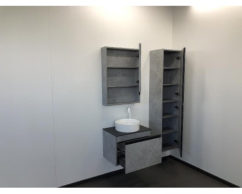 Шкаф пенал Comforty Эдинбург 40 00004147998 подвесной Бетон светлый