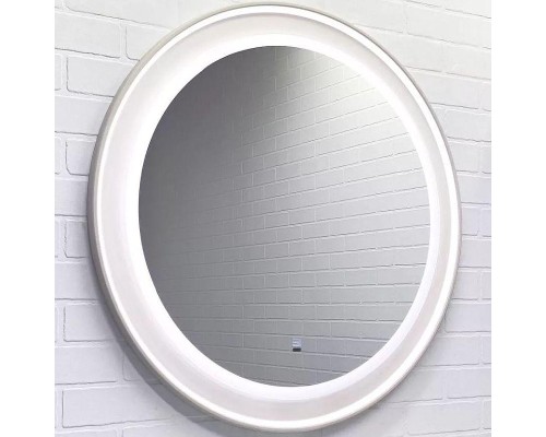 Зеркало Comforty Ереван 80 00-00014146 с подсветкой Серый шелк с бесконтактным выключателем