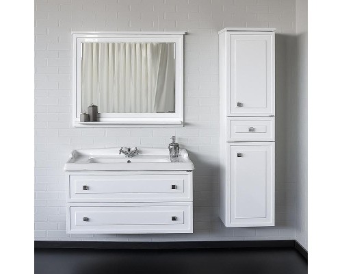 Зеркало Comforty Феррара 100 00004147993 Белый глянец