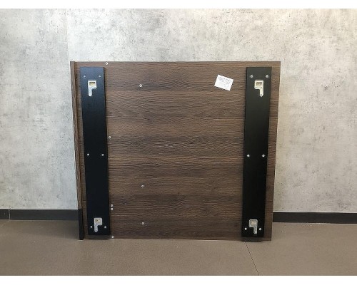 Зеркало со шкафом Comforty Франкфурт 90 00004150529 Дуб шоколадно-коричневый Черное матовое