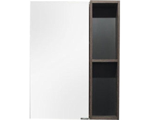 Зеркало со шкафом Comforty Франкфурт 60 00004150528 Дуб шоколадно-коричневый