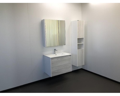 Зеркальный шкаф Comforty Женева 75 00004137096 Дуб белый