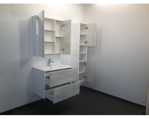 Зеркальный шкаф Comforty Женева 75 00004137096 Дуб белый