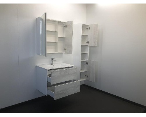 Зеркальный шкаф Comforty Женева 75 00004137096 Дуб белый