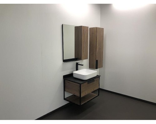 Шкаф пенал Comforty Кельн 35 00004149530 подвесной Дуб темный