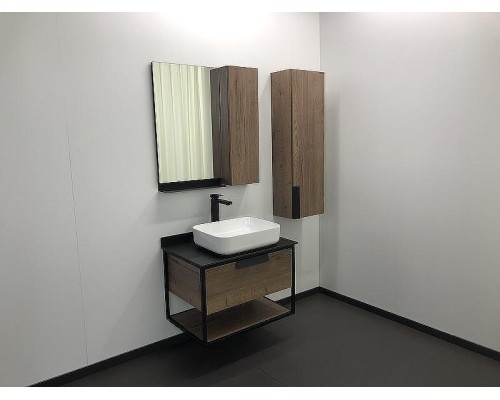 Шкаф пенал Comforty Кельн 35 00004149530 подвесной Дуб темный