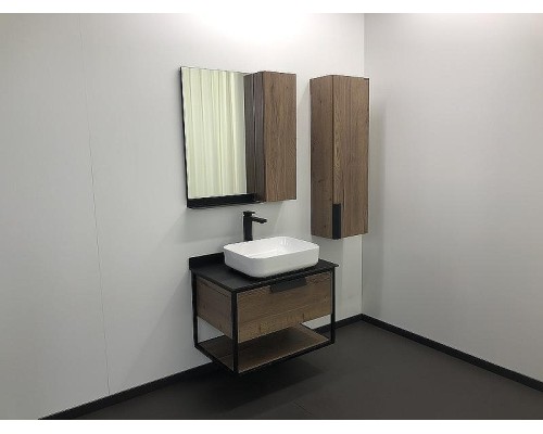 Шкаф пенал Comforty Кельн 35 00004149530 подвесной Дуб темный