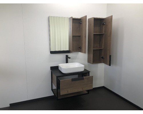 Шкаф пенал Comforty Кельн 35 00004149530 подвесной Дуб темный