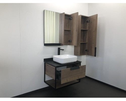 Шкаф пенал Comforty Кельн 35 00004149530 подвесной Дуб темный