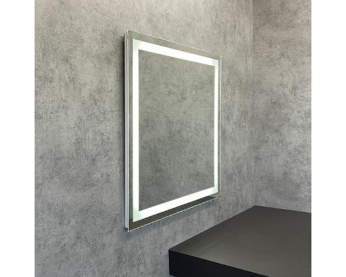 Зеркало Comforty Квадрат 75 00-00005258 с подсветкой с сенсорным выключателем