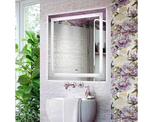 Зеркало Comforty Квадрат 90 00-00005264 с подсветкой с бесконтактным выключателем