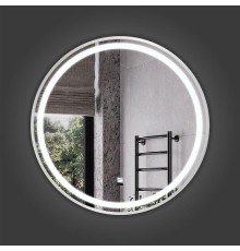 Зеркало Comforty Лея 60 00-00019349 с подсветкой цвет Серебро матовое с бесконтактным выключателем