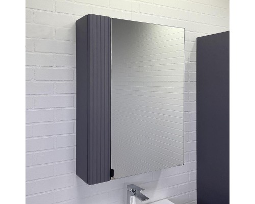 Зеркальный шкаф Comforty Лима 60 00-00019425 цвет Антрацит