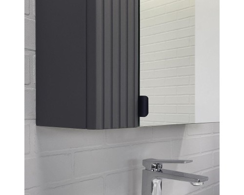 Зеркальный шкаф Comforty Лима 60 00-00019425 цвет Антрацит