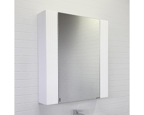 Зеркальный шкаф Comforty Лима 70 00-00006135 Белый матовый