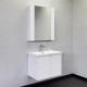 Зеркальный шкаф Comforty Лима 70 00-00006135 Белый матовый
