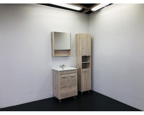 Шкаф пенал Comforty Марио 40 00-00005976 Дуб дымчатый