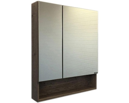 Зеркальный шкаф Comforty Никосия 60 00-00008850 Дуб темный
