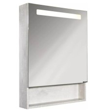 Зеркальный шкаф Comforty Никосия 60 00-00014144 с подсветкой Дуб белый