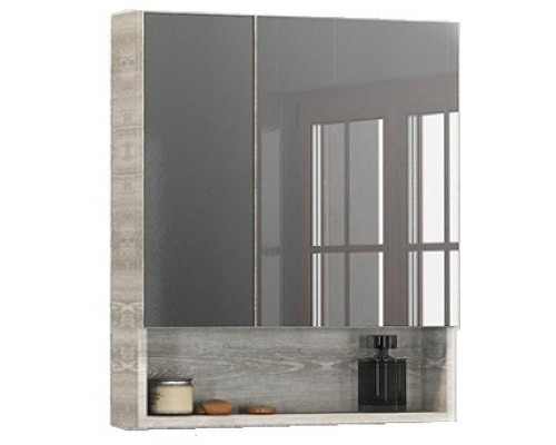 Зеркальный шкаф Comforty Никосия 60 00004138878 Дуб белый