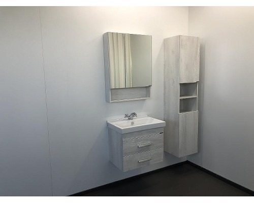 Зеркальный шкаф Comforty Никосия 60 00004138878 Дуб белый