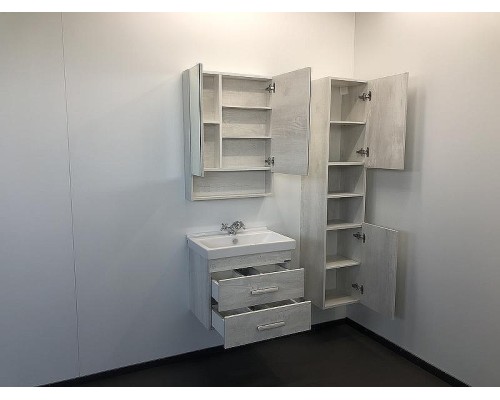 Зеркальный шкаф Comforty Никосия 60 00004138878 Дуб белый