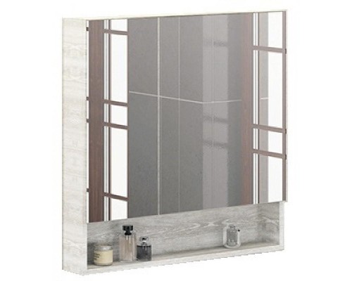 Зеркальный шкаф Comforty Никосия 80 00004138838 Дуб белый