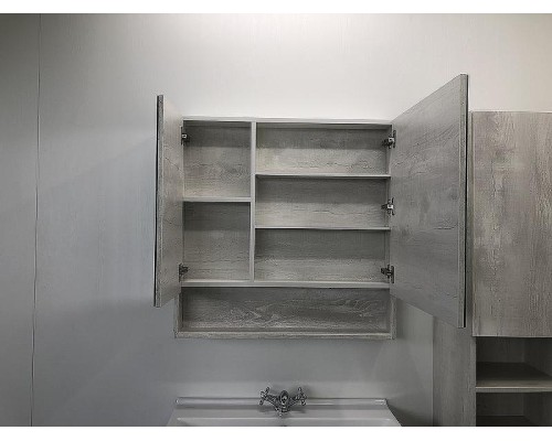 Зеркальный шкаф Comforty Никосия 80 00004138838 Дуб белый