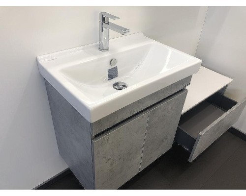 Тумба Comforty Осло 60 00-00000838 подвесная Бетон светлый