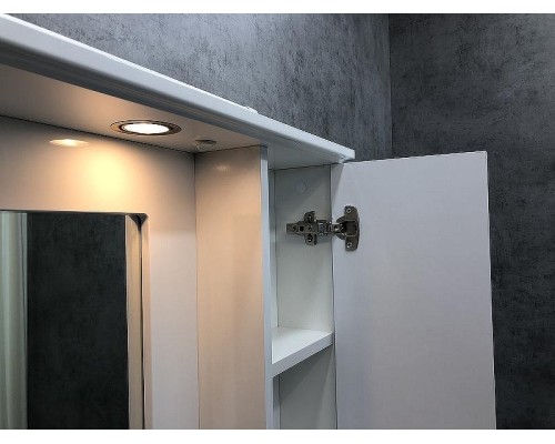 Зеркальный шкаф Comforty Палермо 80 00004139246 Белый глянец