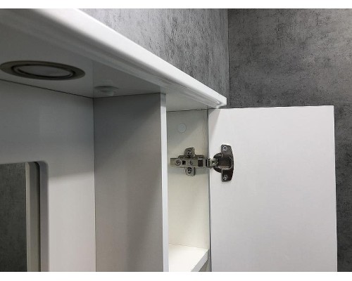 Зеркальный шкаф Comforty Палермо 80 00004139246 Белый глянец