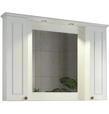 Зеркальный шкаф Comforty Палермо 120 00004142365 Белый глянец