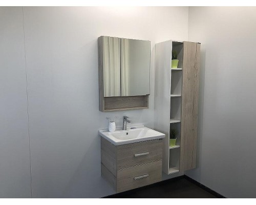 Зеркальный шкаф Comforty Парма 60 00004143488 Дуб дымчатый