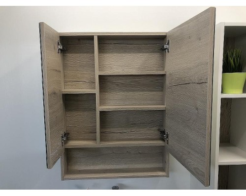 Зеркальный шкаф Comforty Парма 60 00004143488 Дуб дымчатый