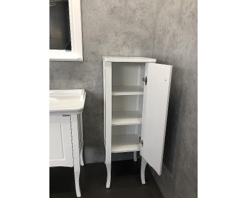 Шкаф пенал Comforty Павия 40 00004148000 Белый глянец