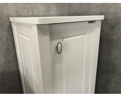 Шкаф пенал Comforty Павия 40 00004148000 Белый глянец